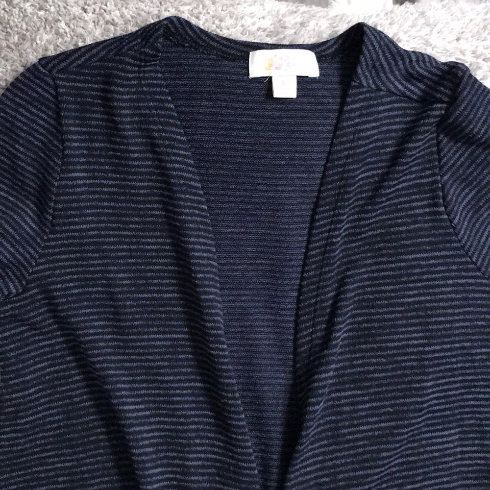 LuLaRoe STRIPED Sarah. NAVY & BLACK. Size S